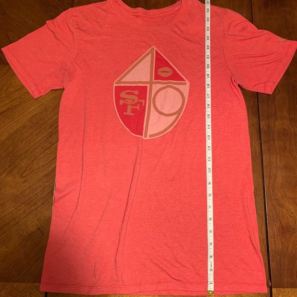 Mens’ Red 49ers Shield Nike Team Apparel (Size: S)